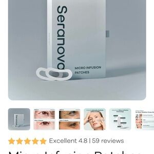 White Micro Infusion Eye Patches